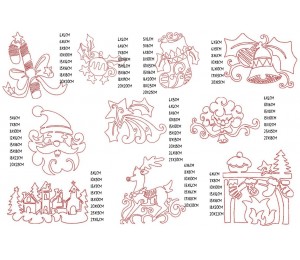 Stickserie - Xmas Tangles 2